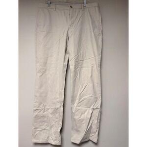 BONOBOS Washed Chinos Mens 38x32 Khaki Casual Comfort Straight Leg Pants‎